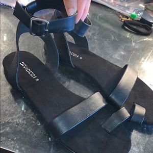 Black H&M strap sandals